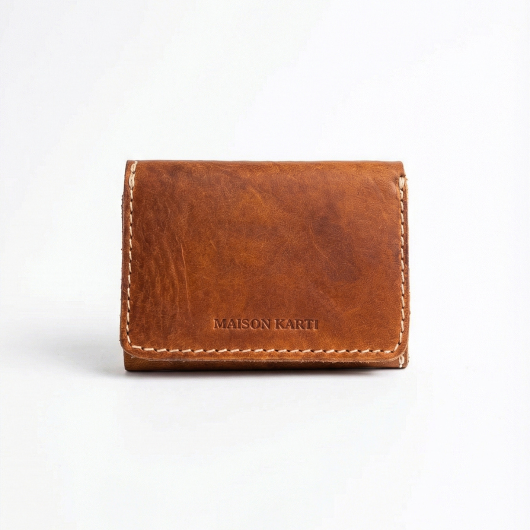 Cowboy Cardholder Teal & Tan